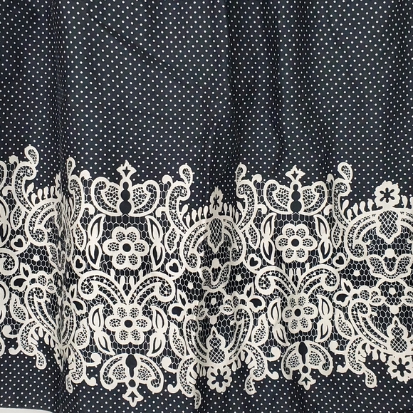 Loft Polka Dot Lace Skirt - Picture 2 of 4